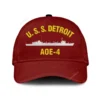 U.s.s. Detroit Aoe-4 Classic Cap, Custom Print/embroidered Us Navy Ships Classic Baseball Cap, Gift For Navy Veteran