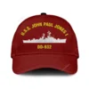 U.s.s. John Paul Jones I (dd-932) Classic Cap, Custom Print/embroidered Us Navy Ships Classic Baseball Cap, Gift For Navy Veteran