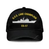 U.s.s. Lake Champlain Cg-57 Classic Cap, Custom Print/embroidered Us Navy Ships Classic Baseball Cap, Gift For Navy Veteran