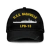 U.s.s. Nashville Lpd-13 Classic Cap, Custom Print/embroidered Us Navy Ships Classic Baseball Cap, Gift For Navy Veteran