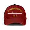 Uss Abraham Lincoln Cvn 72 Classic Cap, Custom Print/embroidered Us Navy Ships Classic Baseball Cap, Gift For Navy Veteran