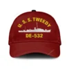 U.s.s. Tweedy De -532 Classic Cap, Custom Print/embroidered Us Navy Ships Classic Baseball Cap, Gift For Navy Veteran