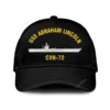 Uss Abraham Lincoln Cvn-725 Classic Cap, Custom Print/embroidered Us Navy Ships Classic Baseball Cap, Gift For Navy Veteran