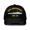 Uss Anchorage Lsd-36 Classic Cap, Custom Print/embroidered Us Navy Ships Classic Baseball Cap, Gift For Navy Veteran