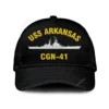 Uss Arkansas Cgn-41 Classic Cap, Custom Print/embroidered Us Navy Ships Classic Baseball Cap, Gift For Navy Veteran