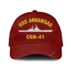 Uss Arkansas Cgn-41 Classic Cap, Custom Print/embroidered Us Navy Ships Classic Baseball Cap, Gift For Navy Veteran