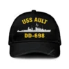 Uss Ault Dd-698 Classic Cap, Custom Print/embroidered Us Navy Ships Classic Baseball Cap, Gift For Navy Veteran