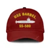 Uss Barbel. Ss-580 Classic Cap, Custom Print/embroidered Us Navy Ships Classic Baseball Cap, Gift For Navy Veteran