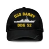 Uss Barry Ddg 52 Classic Cap, Custom Print/embroidered Us Navy Ships Classic Baseball Cap, Gift For Navy Veteran