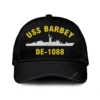 Uss Barbey De-1088 Classic Cap, Custom Print/embroidered Us Navy Ships Classic Baseball Cap, Gift For Navy Veteran