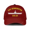 Uss Bennington Cvs-20 Classic Cap, Custom Print/embroidered Us Navy Ships Classic Baseball Cap, Gift For Navy Veteran