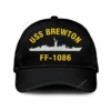 Uss Brewton Ff-1086 Classic Cap, Custom Print/embroidered Us Navy Ships Classic Baseball Cap, Gift For Navy Veteran