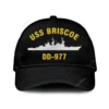 Uss Briscoe Dd-977 Classic Cap, Custom Print/embroidered Us Navy Ships Classic Baseball Cap, Gift For Navy Veteran