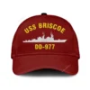 Uss Briscoe Dd-977_2 Classic Cap, Custom Print/embroidered Us Navy Ships Classic Baseball Cap, Gift For Navy Veteran