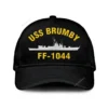 Uss Brumby Classic Cap, Custom Print/embroidered Us Navy Ships Classic Baseball Cap, Gift For Navy Veteran