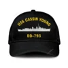 Uss Cassin Young Dd-793 Classic Cap, Custom Print/embroidered Us Navy Ships Classic Baseball Cap, Gift For Navy Veteran