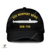 Uss Newport News Ssn-750 Classic Baseball Cap Gift For Navy Veteran, Custom Print/embroidered Us Navy Ships Classic Cap