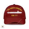 Uss North Carolina Ssn 777 Classic Baseball Cap Gift For Navy Veteran, Custom Print/embroidered Us Navy Ships Classic Cap
