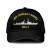 Uss Charles F Adams Ddg-2 Classic Cap, Custom Print/embroidered Us Navy Ships Classic Baseball Cap, Gift For Navy Veteran