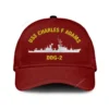 Uss Charles F Adams Ddg-2 Classic Cap, Custom Print/embroidered Us Navy Ships Classic Baseball Cap, Gift For Navy Veteran