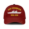 Uss Chandler Ddg-996 Classic Cap, Custom Print/embroidered Us Navy Ships Classic Baseball Cap, Gift For Navy Veteran