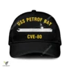 Uss Petrof Bay Cve-80 Classic Baseball Cap Gift For Navy Veteran, Custom Print/embroidered Us Navy Ships Classic Cap