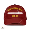 Uss Petrof Bay Cve-80 Classic Baseball Cap Gift For Navy Veteran, Custom Print/embroidered Us Navy Ships Classic Cap