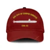 Uss City Of Corpus Christie Ssn-705 Classic Cap, Custom Print/embroidered Us Navy Ships Classic Baseball Cap, Gift For Navy Veteran
