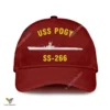 Uss Pogy Ss 266 Classic Baseball Cap Gift For Navy Veteran, Custom Print/embroidered Us Navy Ships Classic Cap