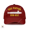 Uss Puffer Ssn-652 Classic Baseball Cap Gift For Navy Veteran, Custom Print/embroidered Us Navy Ships Classic Cap