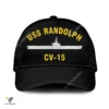 Uss Randolph Cv-15 Classic Baseball Cap Gift For Navy Veteran, Custom Print/embroidered Us Navy Ships Classic Cap