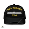 Uss Ranger Cv-4 Classic Baseball Cap Gift For Navy Veteran, Custom Print/embroidered Us Navy Ships Classic Cap