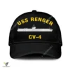 Uss Ranger Cv-4 V2 Classic Baseball Cap Gift For Navy Veteran, Custom Print/embroidered Us Navy Ships Classic Cap