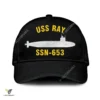 Uss Ray Ssn-653 V2 Classic Baseball Cap Gift For Navy Veteran, Custom Print/embroidered Us Navy Ships Classic Cap
