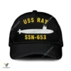 Uss Ray Ssn-653 Classic Baseball Cap Gift For Navy Veteran, Custom Print/embroidered Us Navy Ships Classic Cap