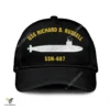 Uss Richard B. Russell Ssn-687 Classic Baseball Cap Gift For Navy Veteran, Custom Print/embroidered Us Navy Ships Classic Cap