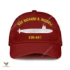Uss Richard B. Russell Ssn-687 Classic Baseball Cap Gift For Navy Veteran, Custom Print/embroidered Us Navy Ships Classic Cap