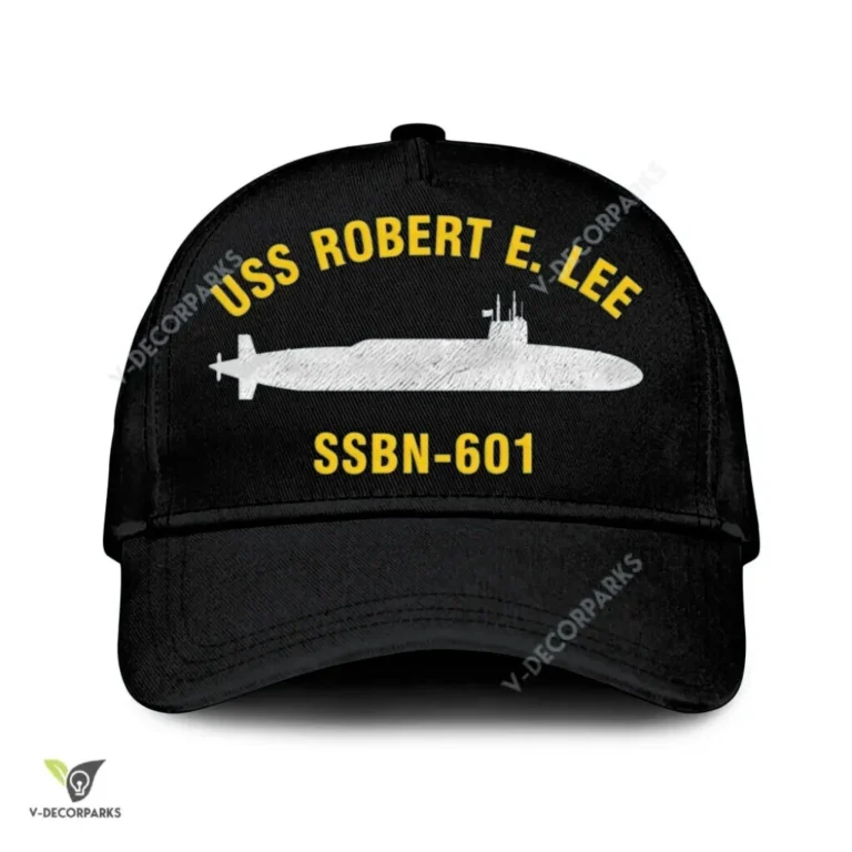 Uss Robert E. Lee Ssbn-601 Classic Baseball Cap Gift For Navy Veteran, Custom Print/embroidered Us Navy Ships Classic Cap