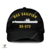 Uss Sailfish Ss 572 Classic Baseball Cap Gift For Navy Veteran, Custom Print/embroidered Us Navy Ships Classic Cap