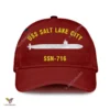 Uss Salt Lake City Ssn-716 Classic Baseball Cap Gift For Navy Veteran, Custom Print/embroidered Us Navy Ships Classic Cap