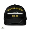 Uss San Jacinto Cvl-30 Classic Baseball Cap Gift For Navy Veteran, Custom Print/embroidered Us Navy Ships Classic Cap