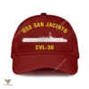 Uss San Jacinto Cvl-30 Classic Baseball Cap Gift For Navy Veteran, Custom Print/embroidered Us Navy Ships Classic Cap