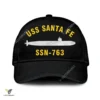 Uss Santa Fe Ssn 763 Classic Baseball Cap Gift For Navy Veteran, Custom Print/embroidered Us Navy Ships Classic Cap