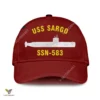 Uss Sargo Ssn-583 Classic Baseball Cap Gift For Navy Veteran, Custom Print/embroidered Us Navy Ships Classic Cap