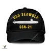 Uss Seawolf Ssn-21 Classic Baseball Cap Gift For Navy Veteran, Custom Print/embroidered Us Navy Ships Classic Cap