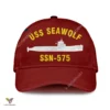Uss Seawolf Ssn-575 Classic Baseball Cap Gift For Navy Veteran, Custom Print/embroidered Us Navy Ships Classic Cap