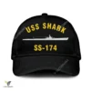 Uss Shark Ss-174 Classic Baseball Cap Gift For Navy Veteran, Custom Print/embroidered Us Navy Ships Classic Cap