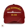 Uss Silversides Ss-236 Classic Baseball Cap Gift For Navy Veteran, Custom Print/embroidered Us Navy Ships Classic Cap