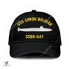Uss Simon Bolivar Ssbn-641 Classic Baseball Cap Gift For Navy Veteran, Custom Print/embroidered Us Navy Ships Classic Cap