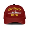 Uss Collett Dd 730 Classic Cap, Custom Print/embroidered Us Navy Ships Classic Baseball Cap, Gift For Navy Veteran